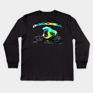 mtb bike Kids Long Sleeve T-Shirt